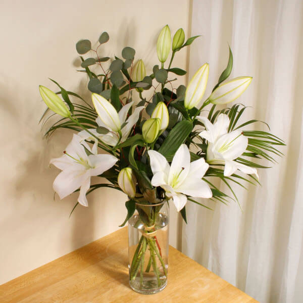 Whiteliliesbouquet